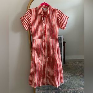 NWT Red Striped Compania Fantastica Dress